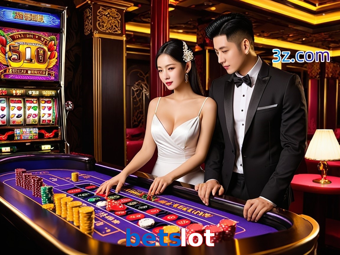 betslot cassino online com mesa de blackjack e dealer